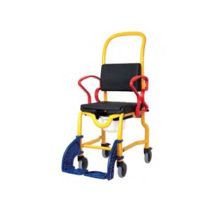 silla de ruedas para ducha y wc infantil robotec