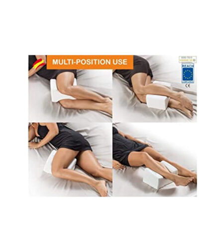 Almohada para Las Rodillas Se Utiliza para Corregir la Postura para Dormir Gris Oscuro Almohada para Piernas Rodillas Cojín para Rodillas para Dormir Suave 